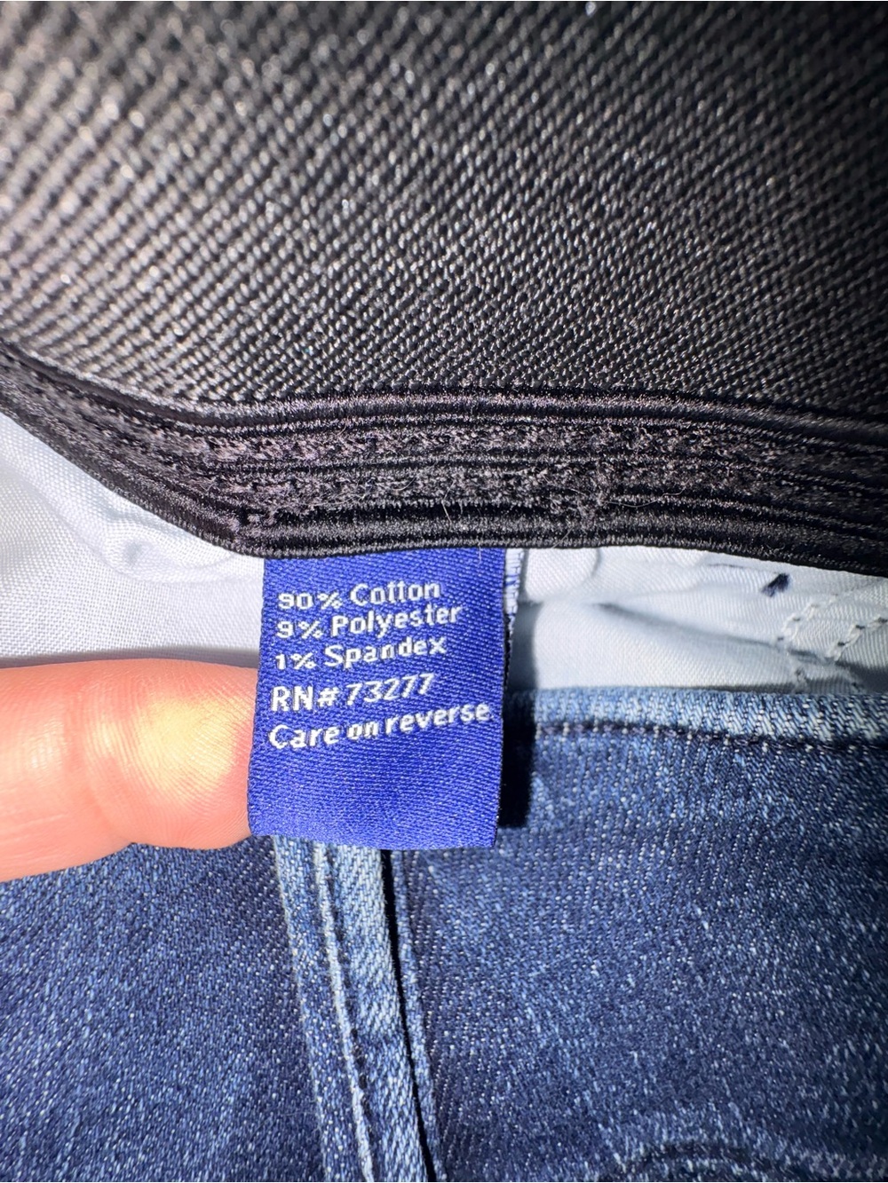 Apt. 9 Dark Blue Bootcut Jeans With Tummy Control - Picture 16 of 16